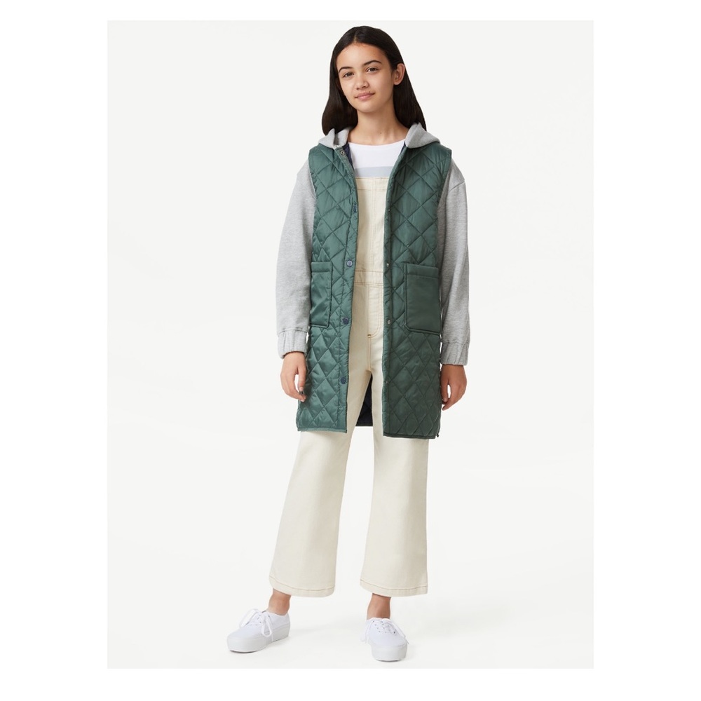Free Assembly girls hooded puffer jacket size Small (6/6X)